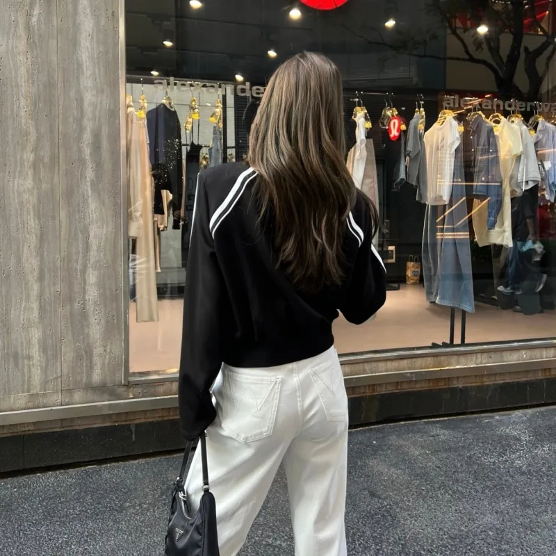 『S-L』話題沸騰中 気質満点 取り入れたい おしゃれ シンプル  ジッパー アウター
