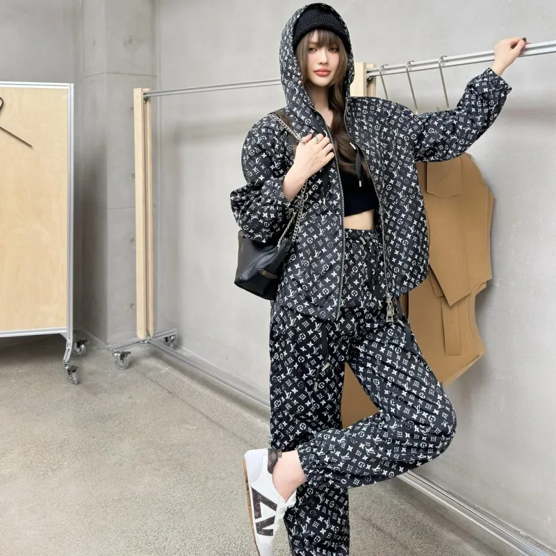 『S-L』人気上昇中 高品質 軽量 着心地良い ファッションカッコイイ配色 セットアップ