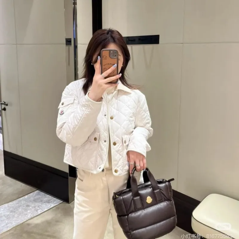 『S-L』好感度UP 元気いっぱい フェミニン シングルブレスト クルーデュロンジャケットアウター