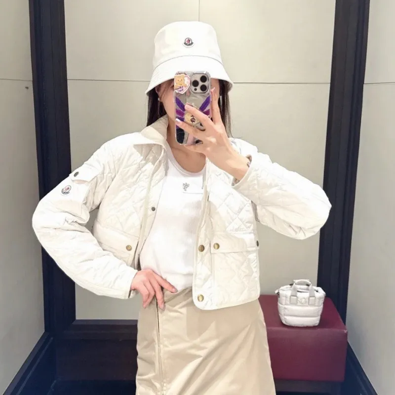 『S-L』好感度UP 元気いっぱい フェミニン シングルブレスト クルーデュロンジャケットアウター
