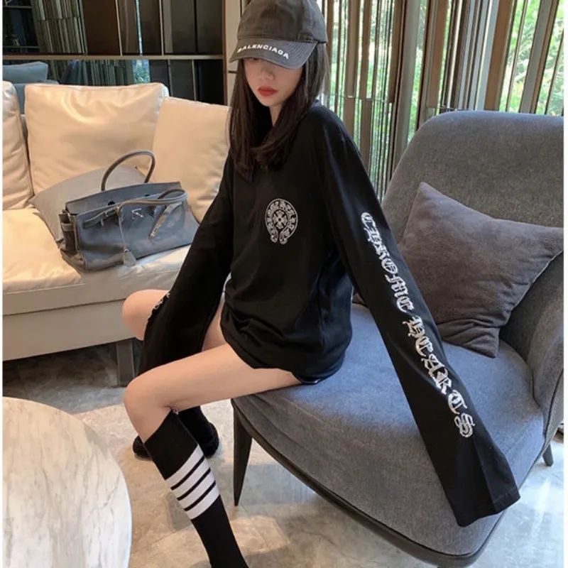 エレガント シンプル 元気いっぱい 好感度UP 最愛の一着 大活躍 気質いい 春秋 長袖 Tシャツ