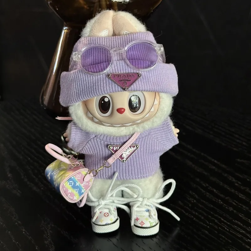 「人形を含まず」おすすめ 目立つ キュート モード labubuぬいぐるみペンダント服 服だけ