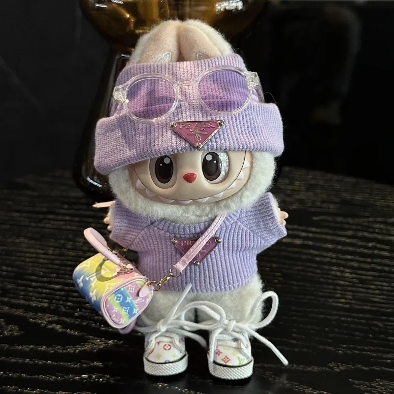 「人形を含まず」おすすめ 目立つ キュート モード labubuぬいぐるみペンダント服 服だけ