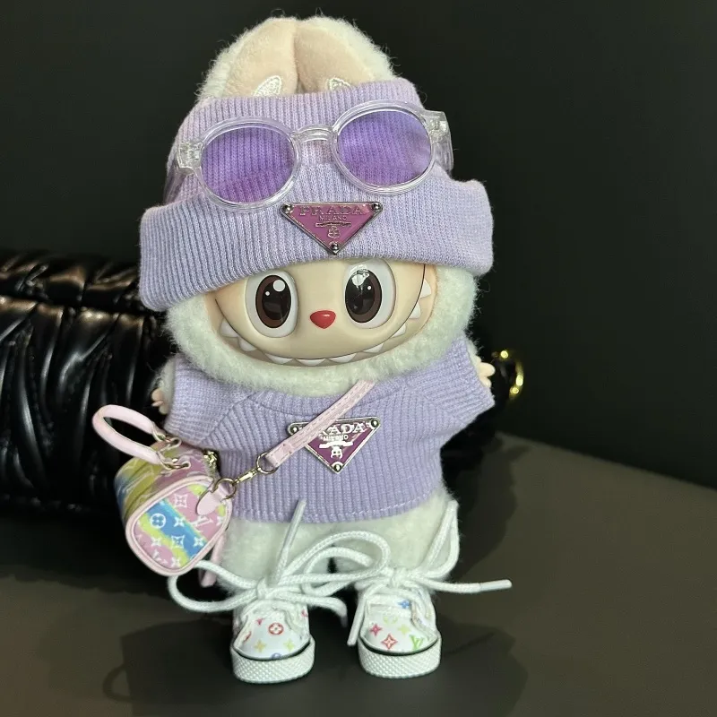 「人形を含まず」おすすめ 目立つ キュート モード labubuぬいぐるみペンダント服 服だけ