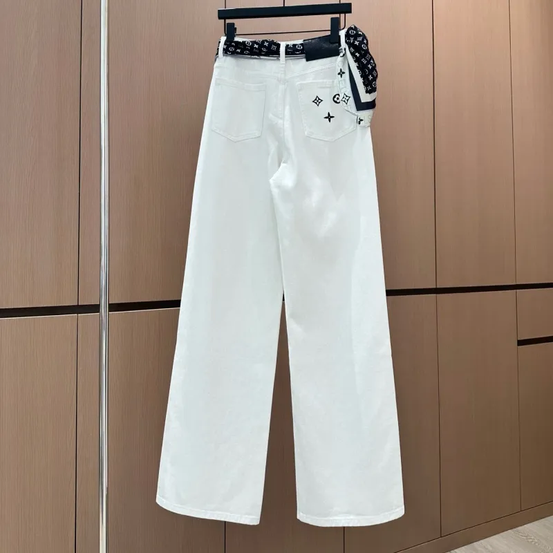 『S-XL』人気上昇中 美人度アップ シンプル きれいめ系 デニム パンツ