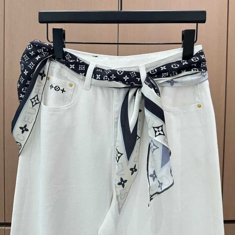 『S-XL』人気上昇中 美人度アップ シンプル きれいめ系 デニム パンツ