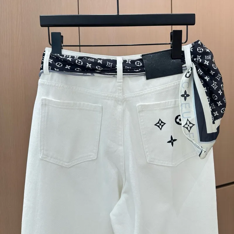 『S-XL』人気上昇中 美人度アップ シンプル きれいめ系 デニム パンツ