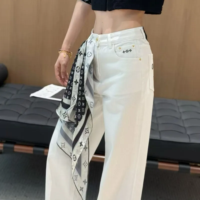 『S-XL』人気上昇中 美人度アップ シンプル きれいめ系 デニム パンツ