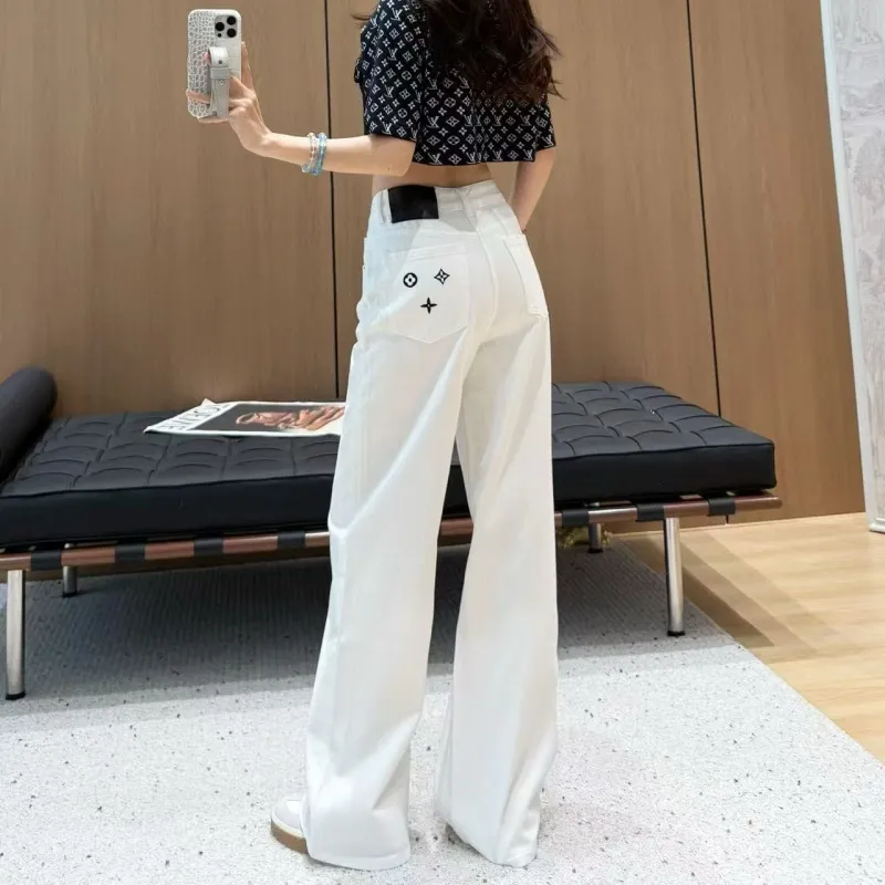 『S-XL』人気上昇中 美人度アップ シンプル きれいめ系 デニム パンツ