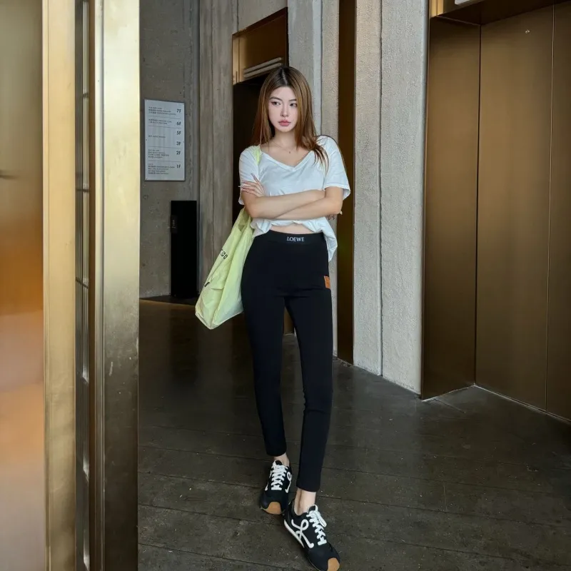 『S-L』好感度UP 元気いっぱい おしゃれ 着瘦せ シンプル パンツ