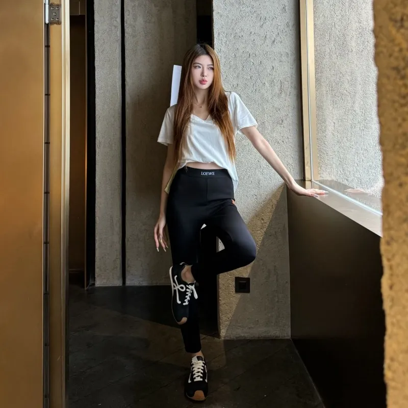 『S-L』好感度UP 元気いっぱい おしゃれ 着瘦せ シンプル パンツ