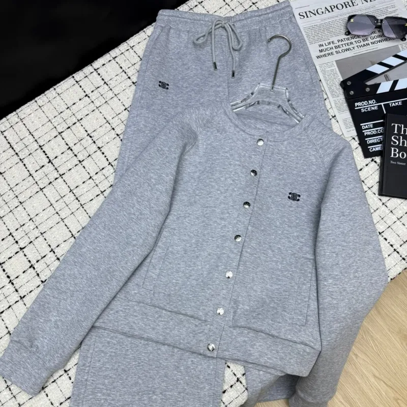 『S-L』売れ切れ必至 着心地良い カジュアル シンプル ボタン セットアップ