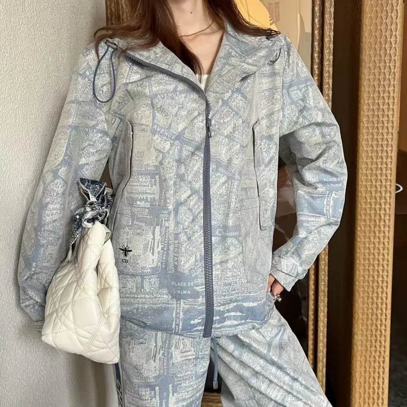 『S-L』最愛の一着 好感度UP 単品注文 エレガント ジャカード フード付き アウター/パンツ/スカート