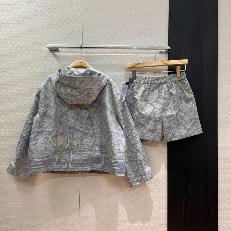 『S-L』最愛の一着 好感度UP 単品注文 エレガント ジャカード フード付き アウター/パンツ/スカート