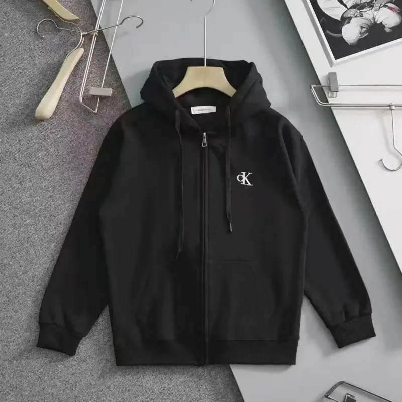 『S-4XL』激売れ中 絶対欲しい シンプル ファスナー フード付き アウター