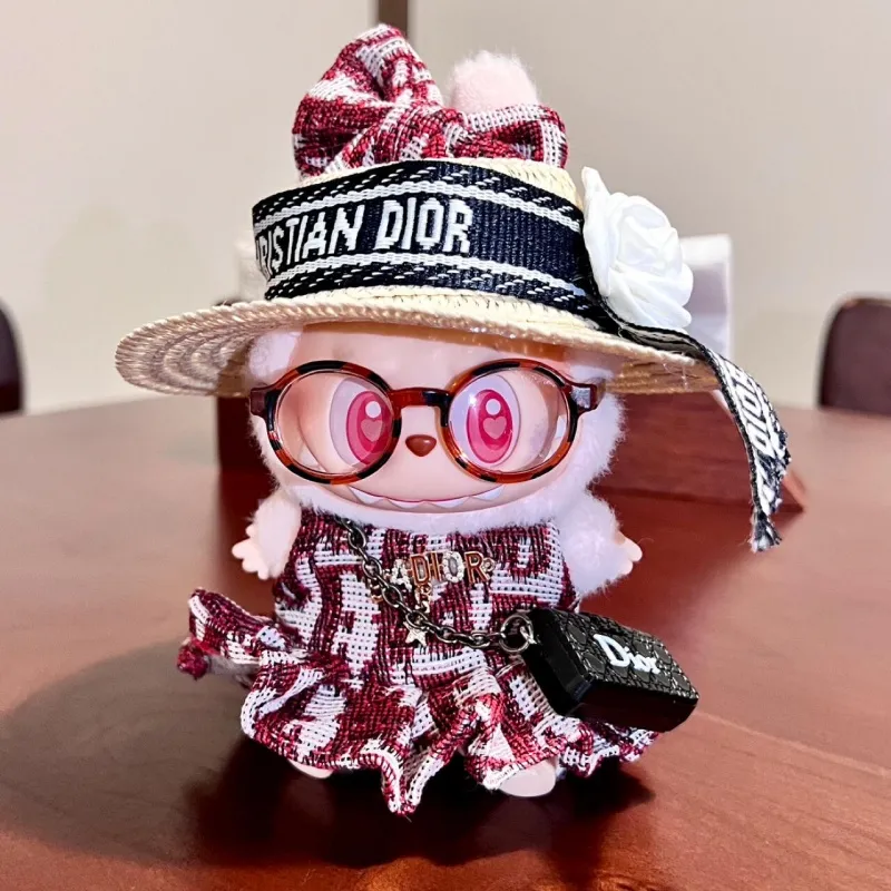 「人形を含まず」今季も大流行 高級感 ファッション リボン labubuぬいぐるみペンダント服 服だけ