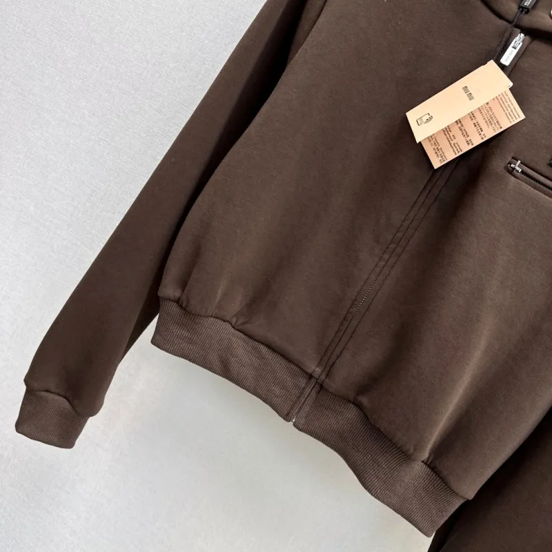 『S-L』超人気商品 質感のいい ジッパー スタンドネック Aライン セットアップ