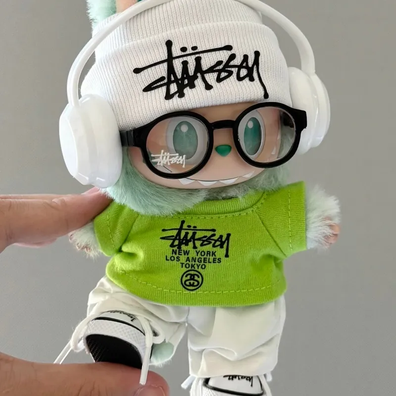 「人形を含まず」 超人気商品 合わせやすい レトロ シンプル labubuぬいぐるみペンダント服 服だけ