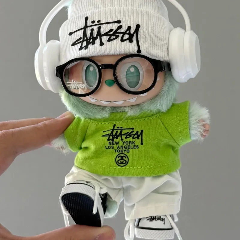 「人形を含まず」 超人気商品 合わせやすい レトロ シンプル labubuぬいぐるみペンダント服 服だけ