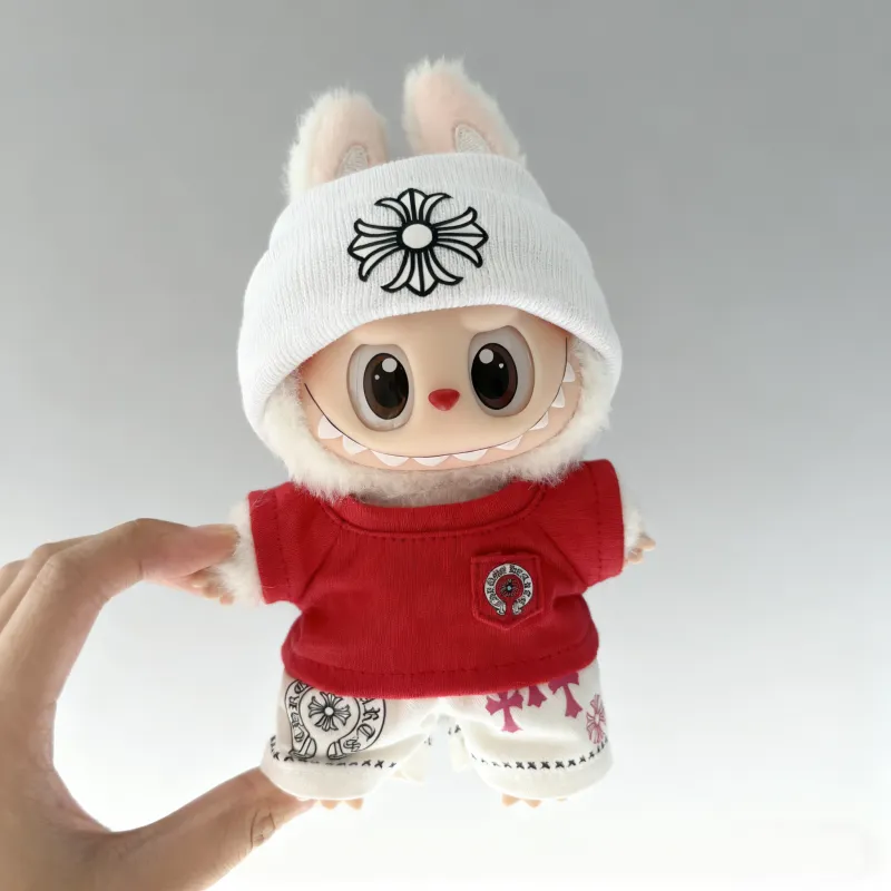 「人形を含まず」好感度100％ 合わせやすい ファッション labubuぬいぐるみペンダント服 服だけ