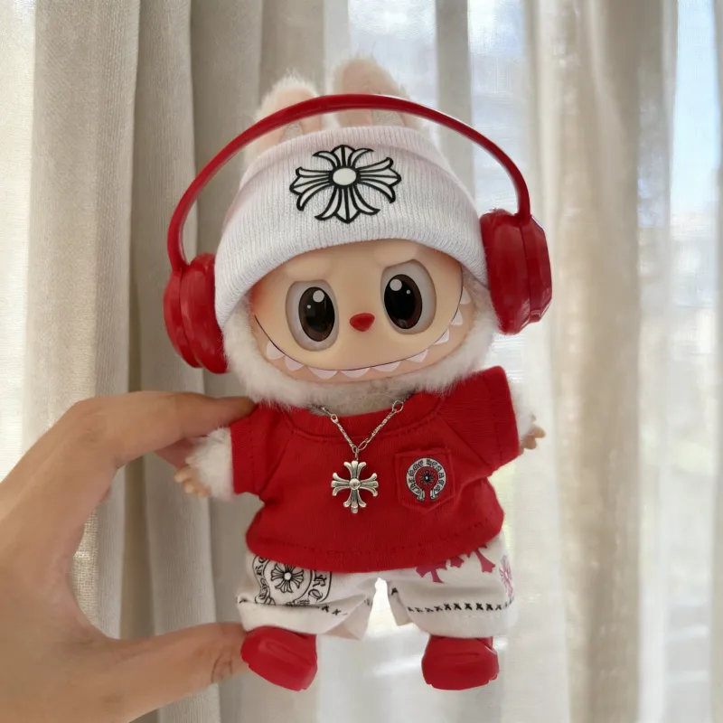 「人形を含まず」好感度100％ 合わせやすい ファッション labubuぬいぐるみペンダント服 服だけ