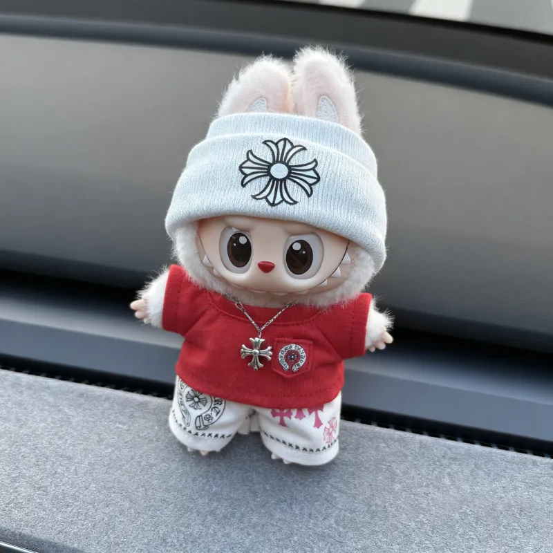 「人形を含まず」好感度100％ 合わせやすい ファッション labubuぬいぐるみペンダント服 服だけ