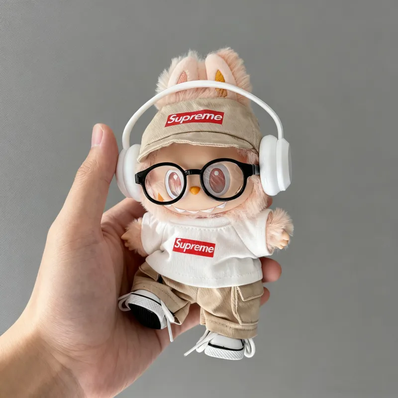 「人形を含まず」人気上昇中 絶対流行 魅力的 シンプル labubuぬいぐるみペンダント服 服だけ