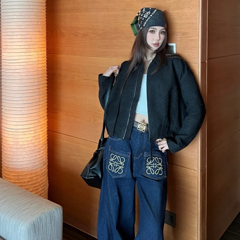 『S-L』圧倒的セクシー 最愛の一着 単品注文 モード ジャカード デニム アウター/パンツ
