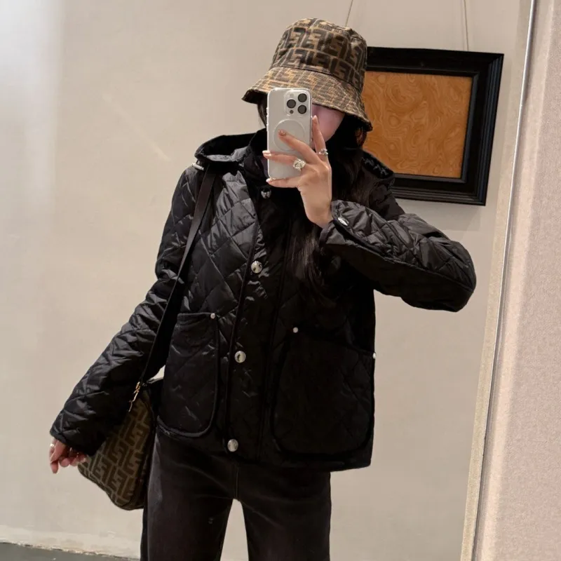 『S-L』最愛の一着 圧倒的セクシー おしゃれ モード 折り襟 ダウンジャケット