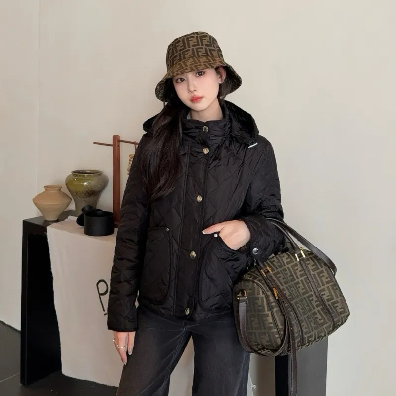 『S-L』最愛の一着 圧倒的セクシー おしゃれ モード 折り襟 ダウンジャケット