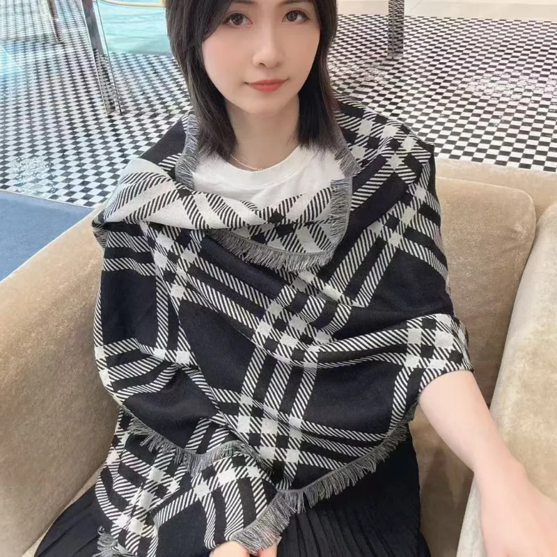 好感度100％ 質感のいい トラッド 高級感 秋冬 暖かい スカーフ