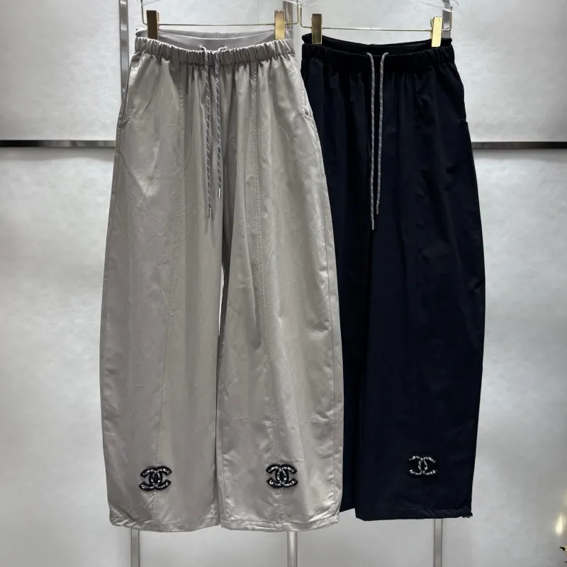 『S-L』着回し最強 優しい雰囲気 カジュアル シンプル アルファベット パンツ