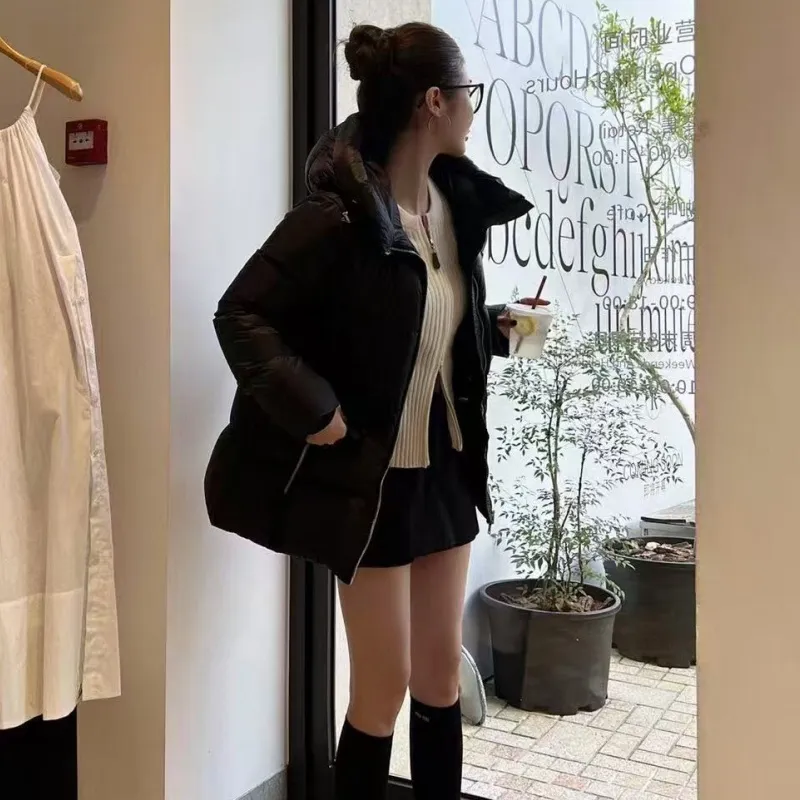 『S-L』優しい雰囲気 上品見え暖かいトレンド 着心地良い エレガントダウンアウター