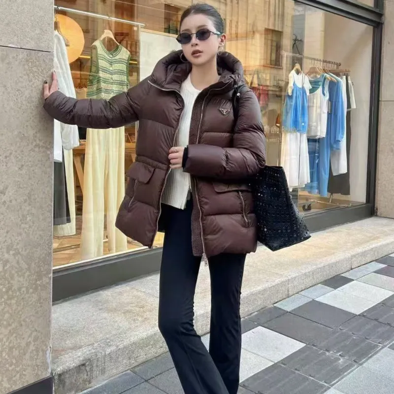 『S-L』優しい雰囲気 上品見え暖かいトレンド 着心地良い エレガントダウンアウター