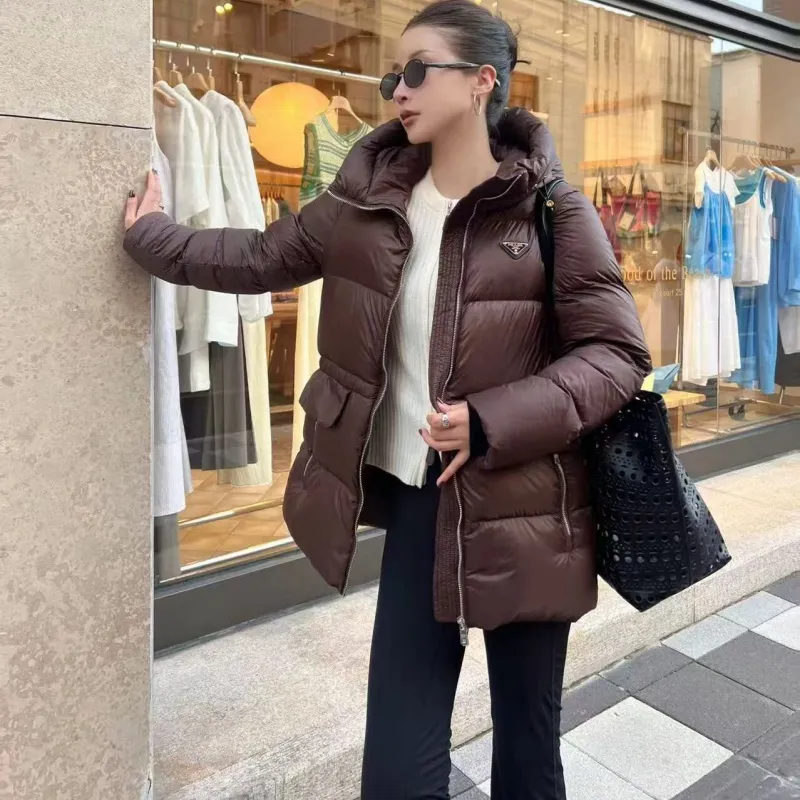 『S-L』優しい雰囲気 上品見え暖かいトレンド 着心地良い エレガントダウンアウター