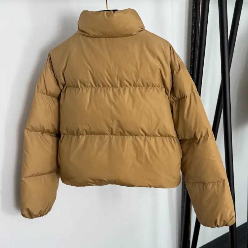 『S-L』取り入れたい ファッション 暖かい 合わせやすい シンプルフェミニン ダウンアウター