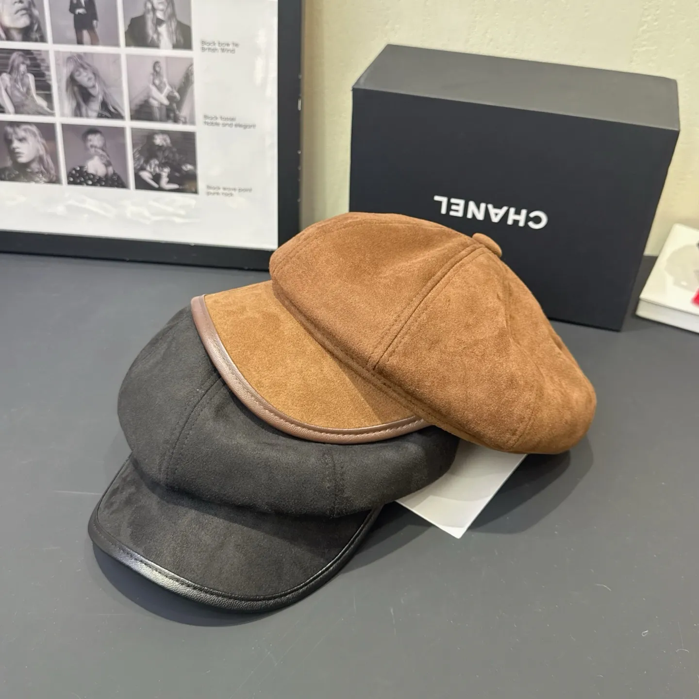 大人の定番  上品 ファッション 2カラー 秋冬 暖かい 快適 ハット