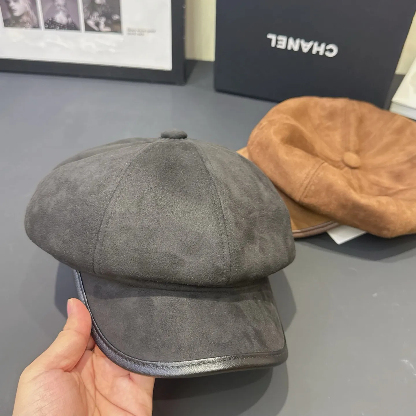 大人の定番  上品 ファッション 2カラー 秋冬 暖かい 快適 ハット