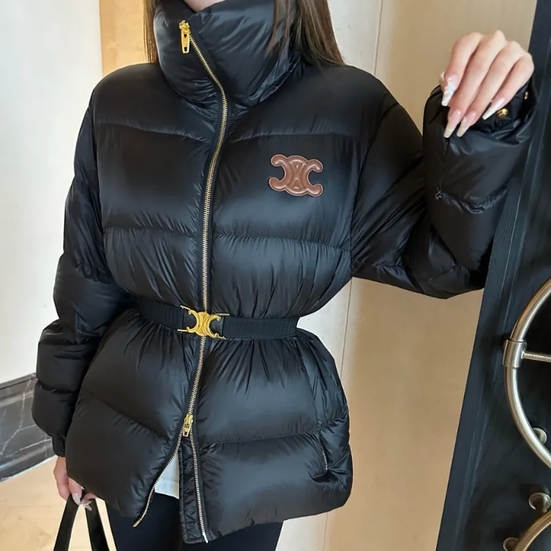 『S-L』話題沸騰中 絶対流行 軽量＆快適！ 上品  暖かい 2色 折り襟 ダウンジャケット
