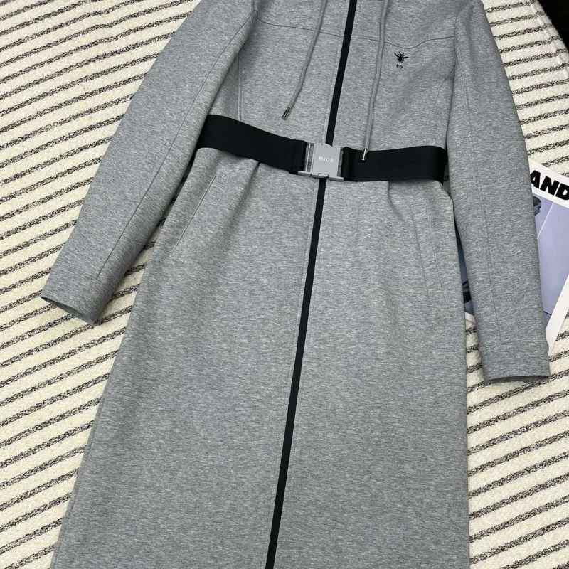 『S-L』話題沸騰中 目立つ 気質満点 エレガント 着瘦せ フード付き ワンピース