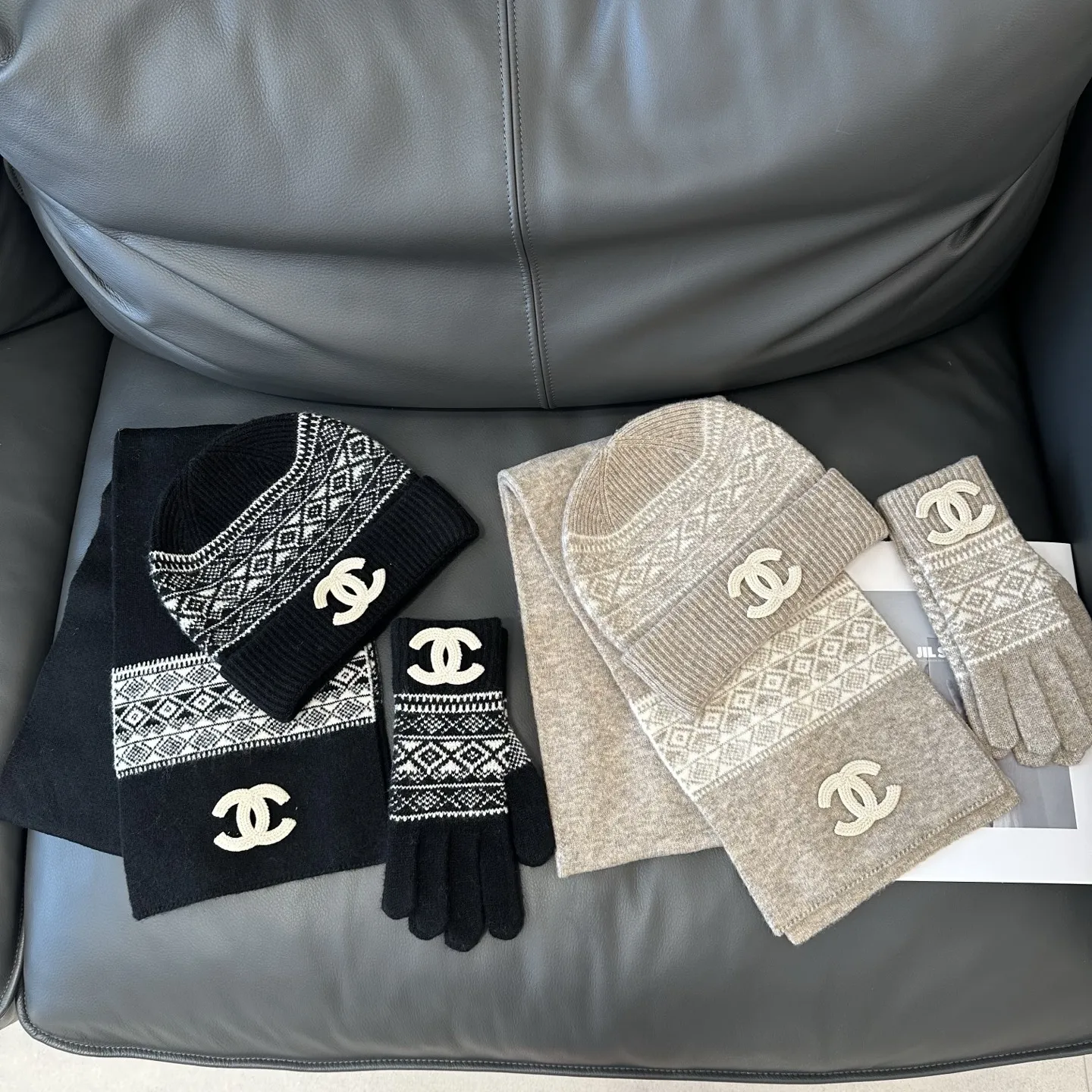 3点セット おしゃれ女子必見 上品 高級感 ファッションアイテム マフラー+帽子+手袋