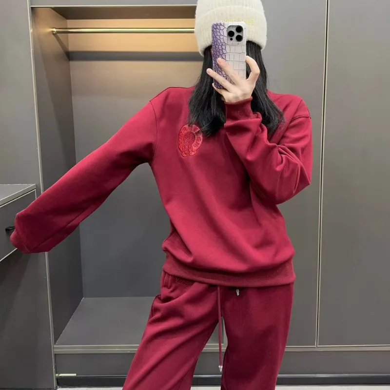 『S-L』セットアップ 気質満点 超人気商品 おしゃれ トレンド 無地 ゆったり 通気性 トップス＋パンツ