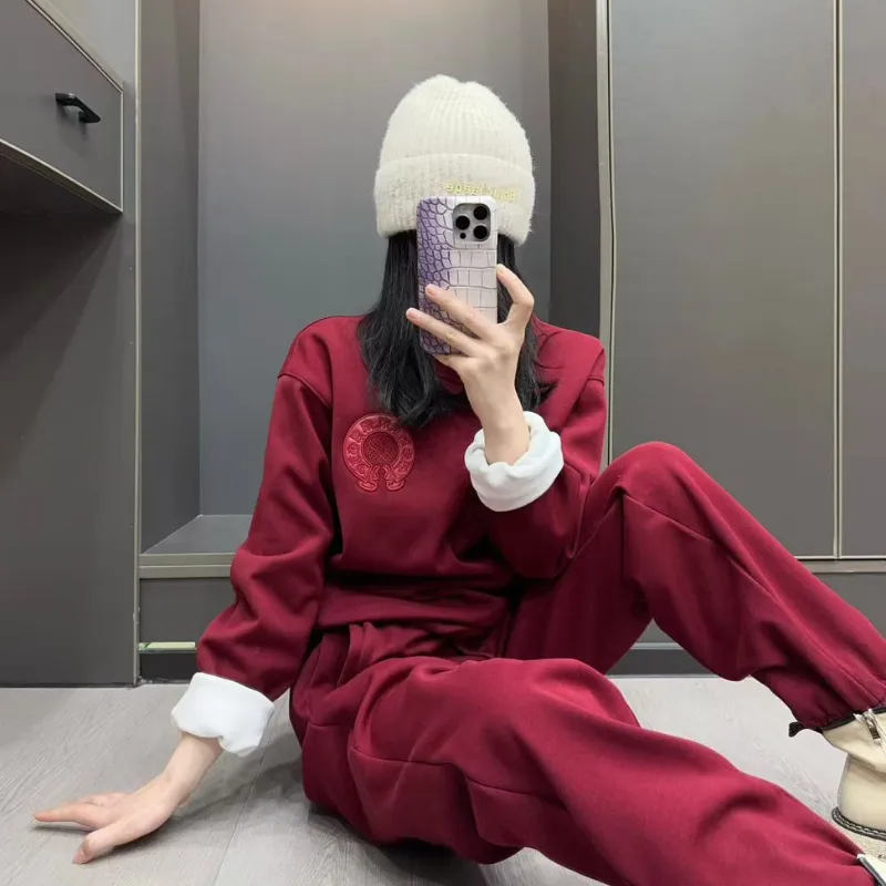 『S-L』セットアップ 気質満点 超人気商品 おしゃれ トレンド 無地 ゆったり 通気性 トップス＋パンツ