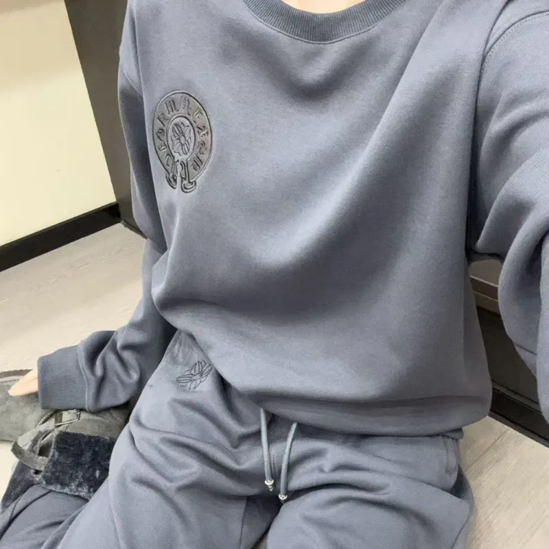 『S-L』セットアップ 気質満点 超人気商品 おしゃれ トレンド 無地 ゆったり 通気性 トップス＋パンツ
