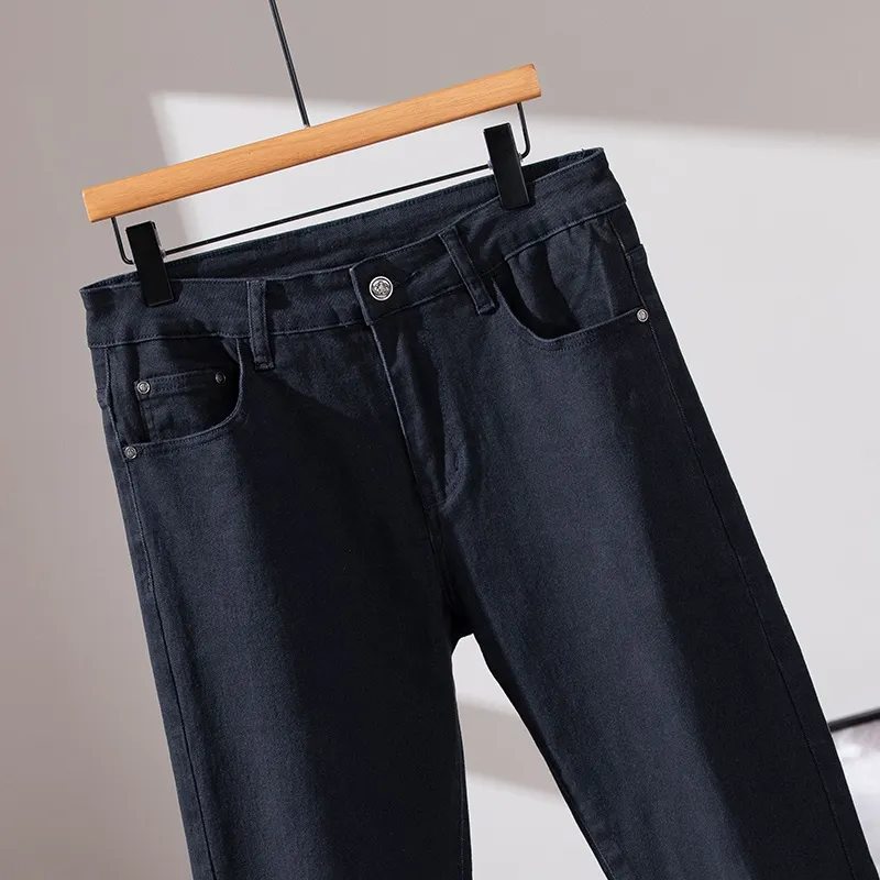 『S-3XL』大活躍トレンド オフィスカジュアル 立体剪裁フィット感 ジーンズ