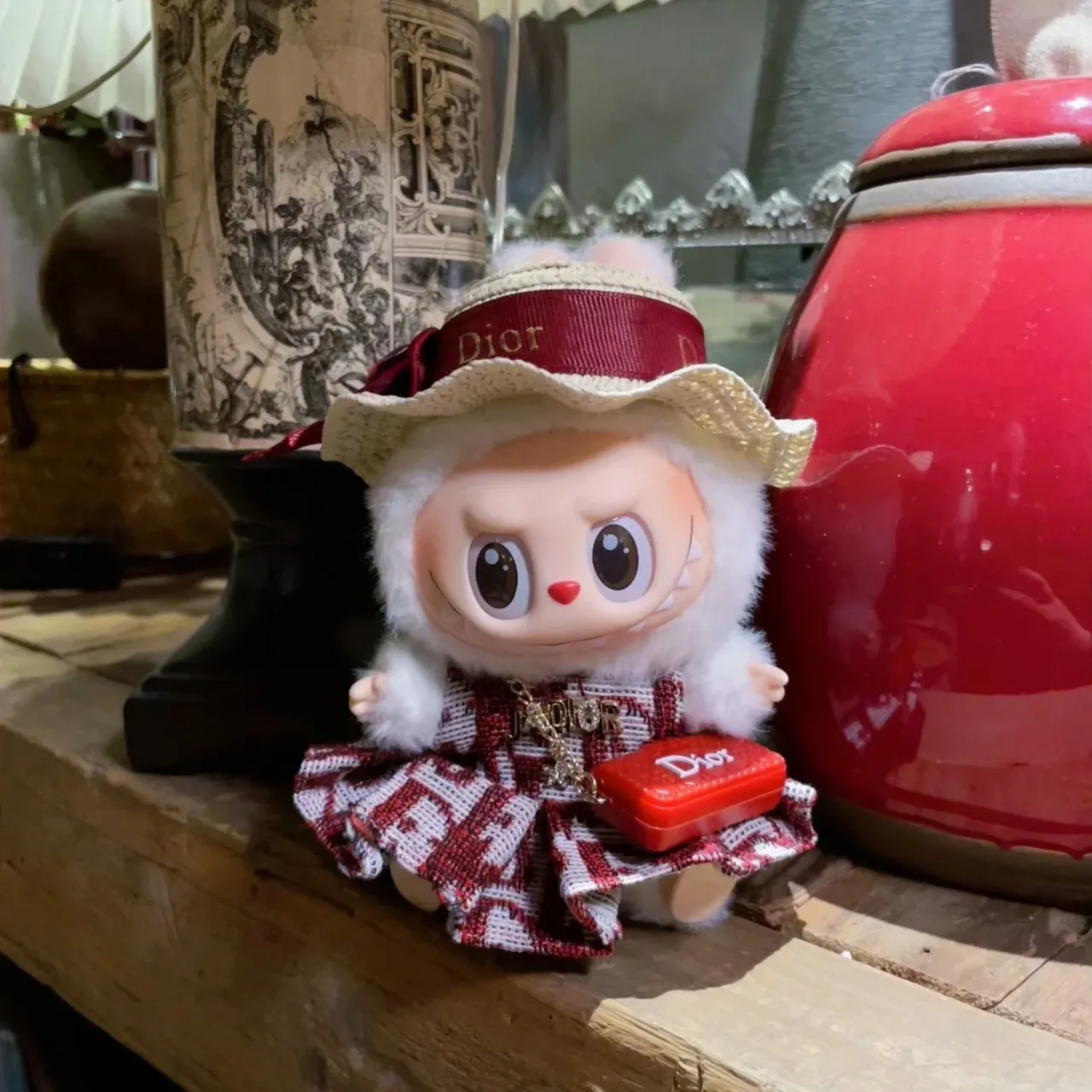 「人形を含まず」セットLABUBU ぬいぐるみ かわいい 着せ替え服