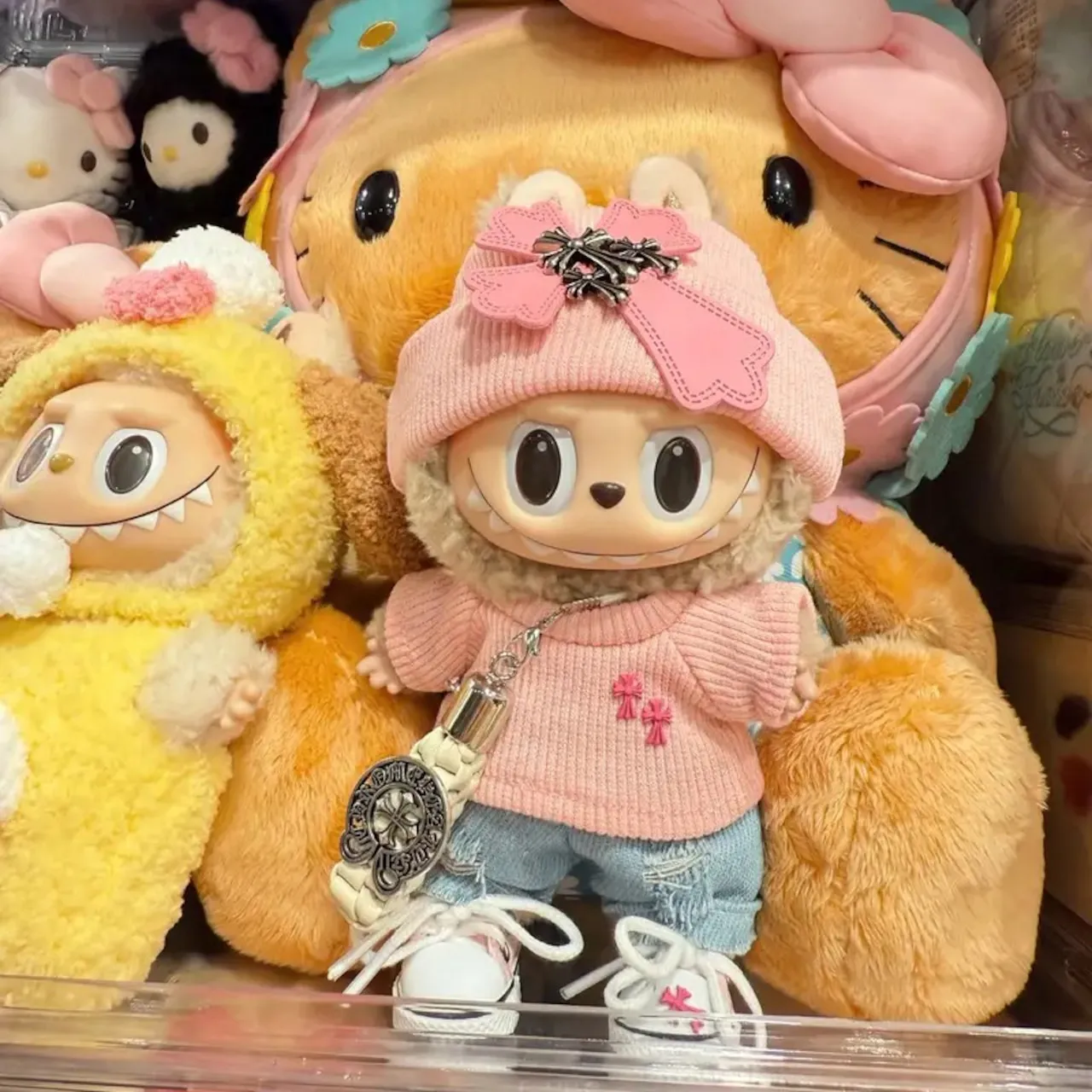 「人形を含まず」5点セット 超絶可愛い LABUBU ぬいぐるみ 着せ替え服