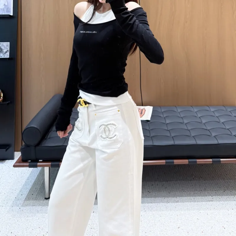 『S-L』売れ筋 高品質トレンド シンプル 快適 合わせやすい脚長効果 ジーンズ