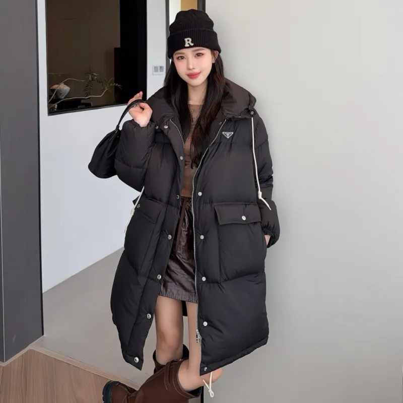 『S-L』美人度アップ クラシック高品質 暖かい 防風 着痩せ効果 合わせやすいダウンアウター