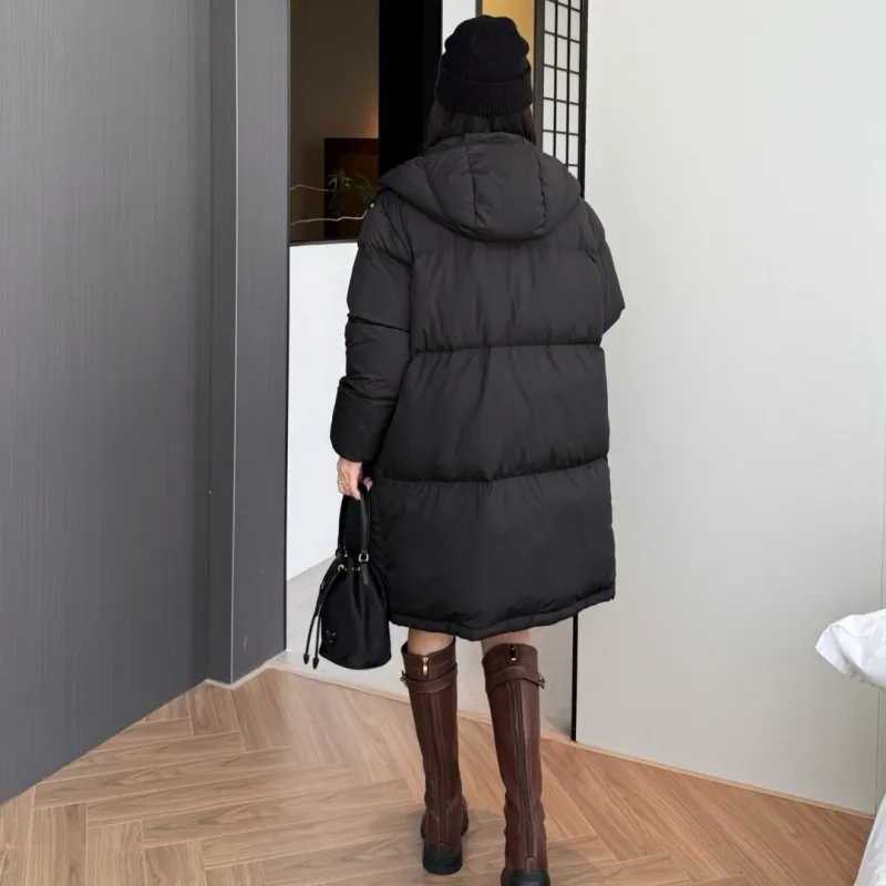 『S-L』美人度アップ クラシック高品質 暖かい 防風 着痩せ効果 合わせやすいダウンアウター